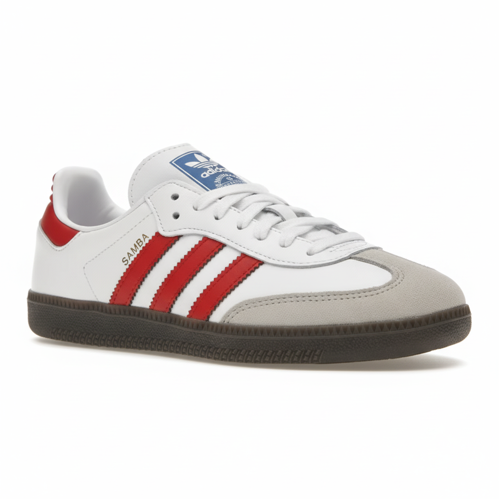 adidas Samba OG White Better Scarlet