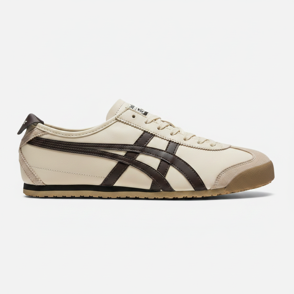 Onitsuka Tiger Mexico 66 Birch/Peacoat - lateral view