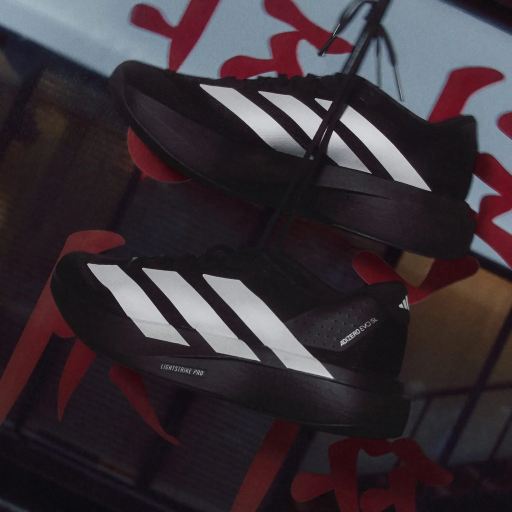 Men's Adizero EVO SL "Black White" adidas - Tops and Bottoms USA