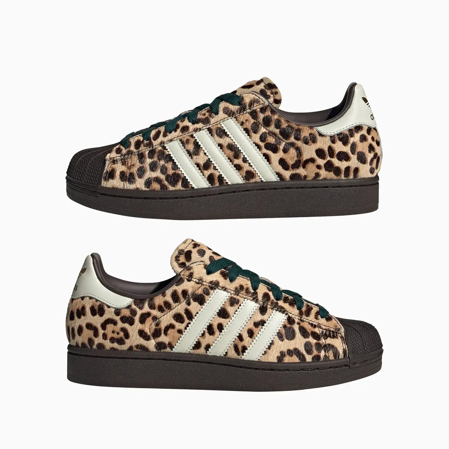 Women's Superstar II "Leopard Dark Brown Ivory"