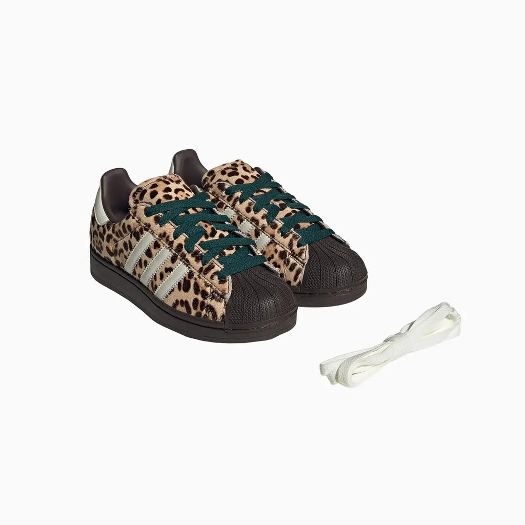 Women's Superstar II "Leopard Dark Brown Ivory"