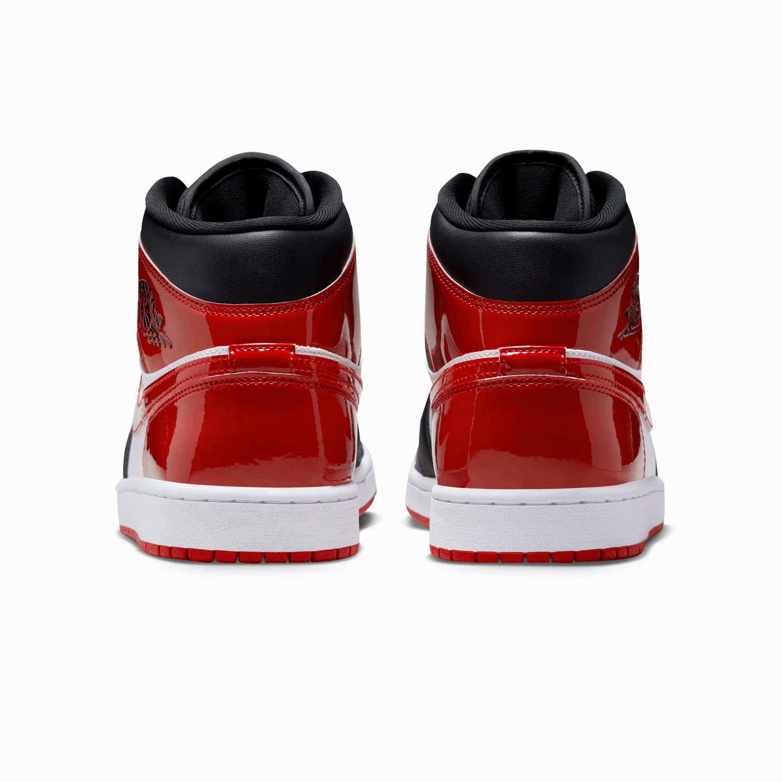 Men's Air Jordan 1 Mid SE "Patent Bred Toe"
