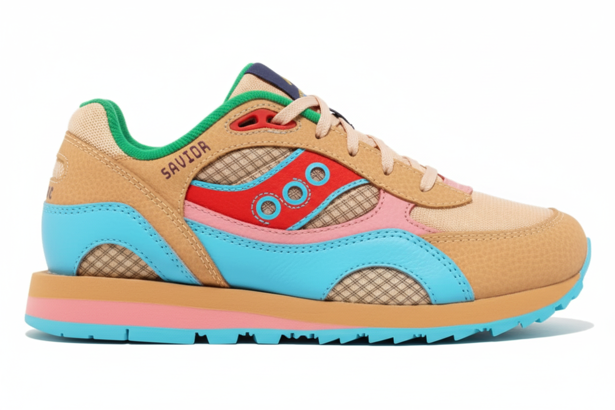 Saucony Shadow 6000 Jae Tips To Do List Tan (Kids)