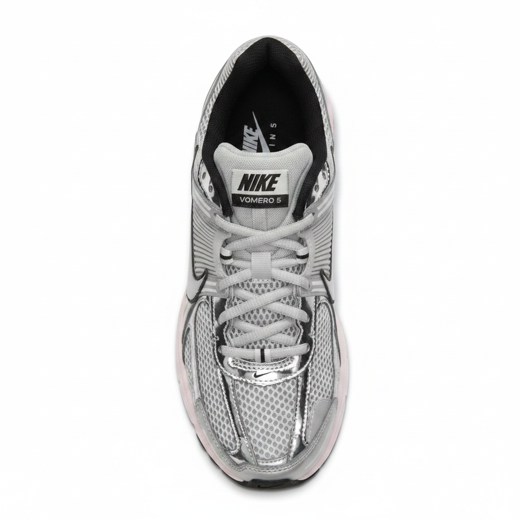 Nike Zoom Vomero 5 'Metallic Silver/Pink Foam' (HF1877-001)