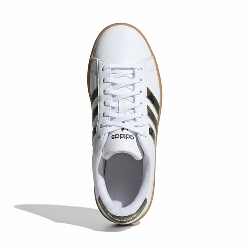 adidas Grand Court 2.0  Cloud White Olive Strata Putty Grey