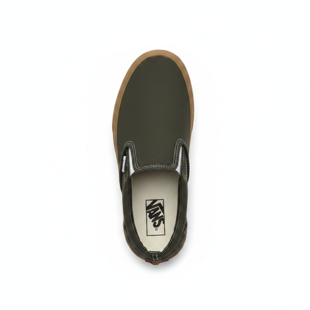 Vans Classic Slip-On - Olive/Gum Unisex