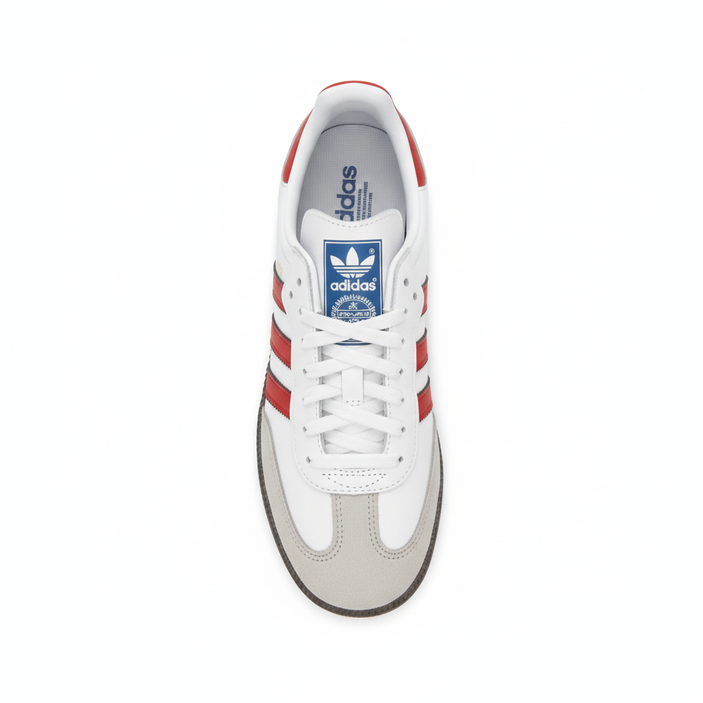 adidas Samba OG White Better Scarlet